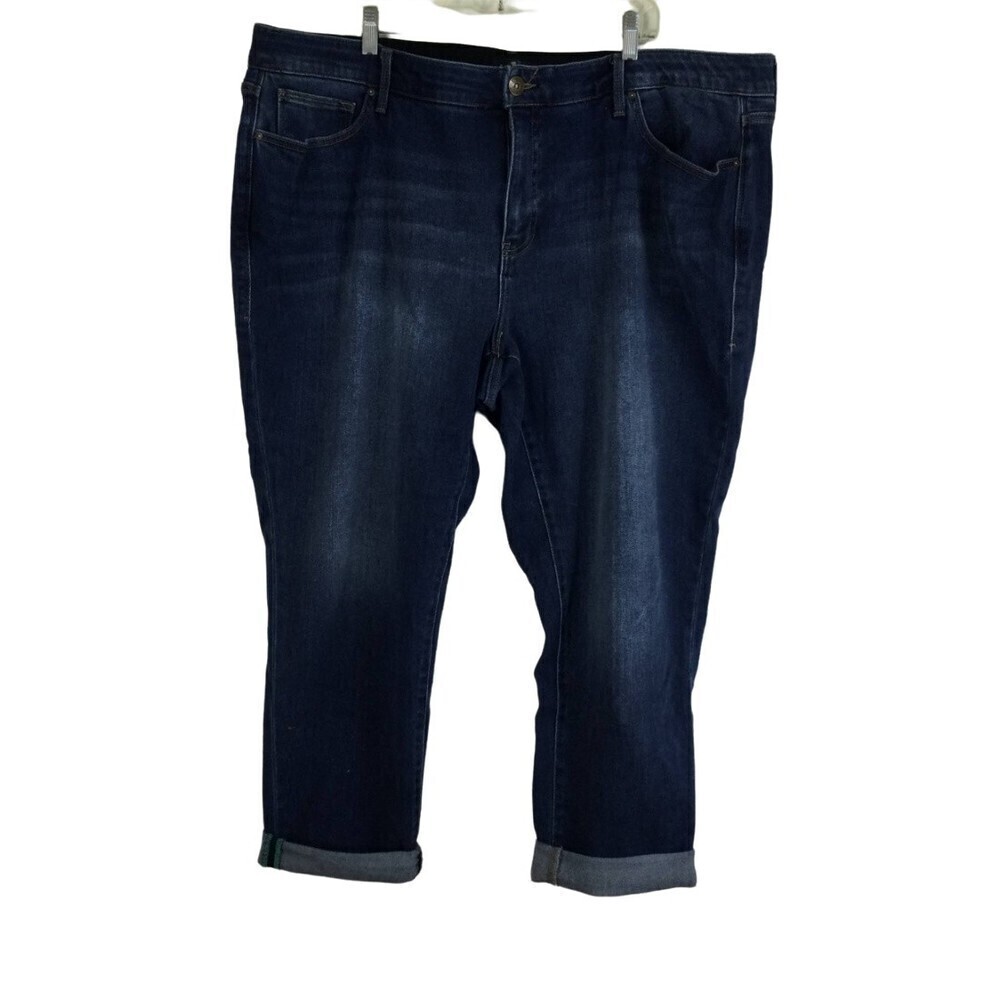 Lularoe Jeans Stretch Slim Ankle Skinny Blue Denim Womens Cotton Blend Size 42